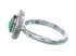 Navajo Genuine Sterling Silver Turquoise Ring Size 7 JX130785